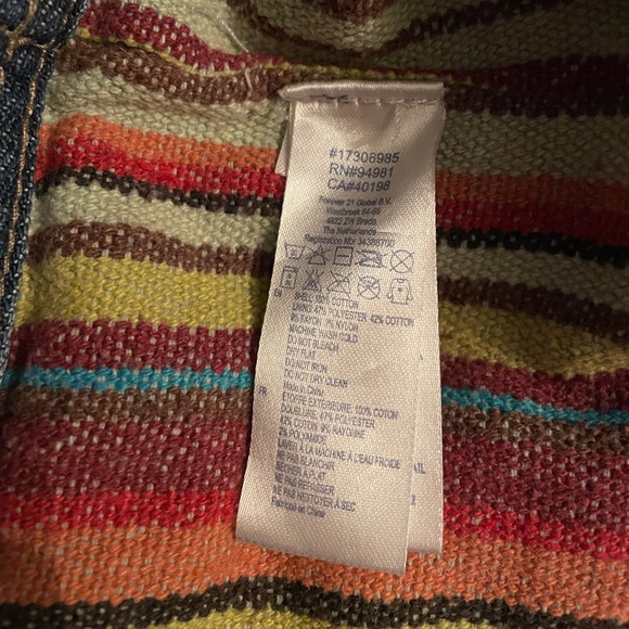 I Love H81 Jean Jacket Size: M - Picture 4 of 4